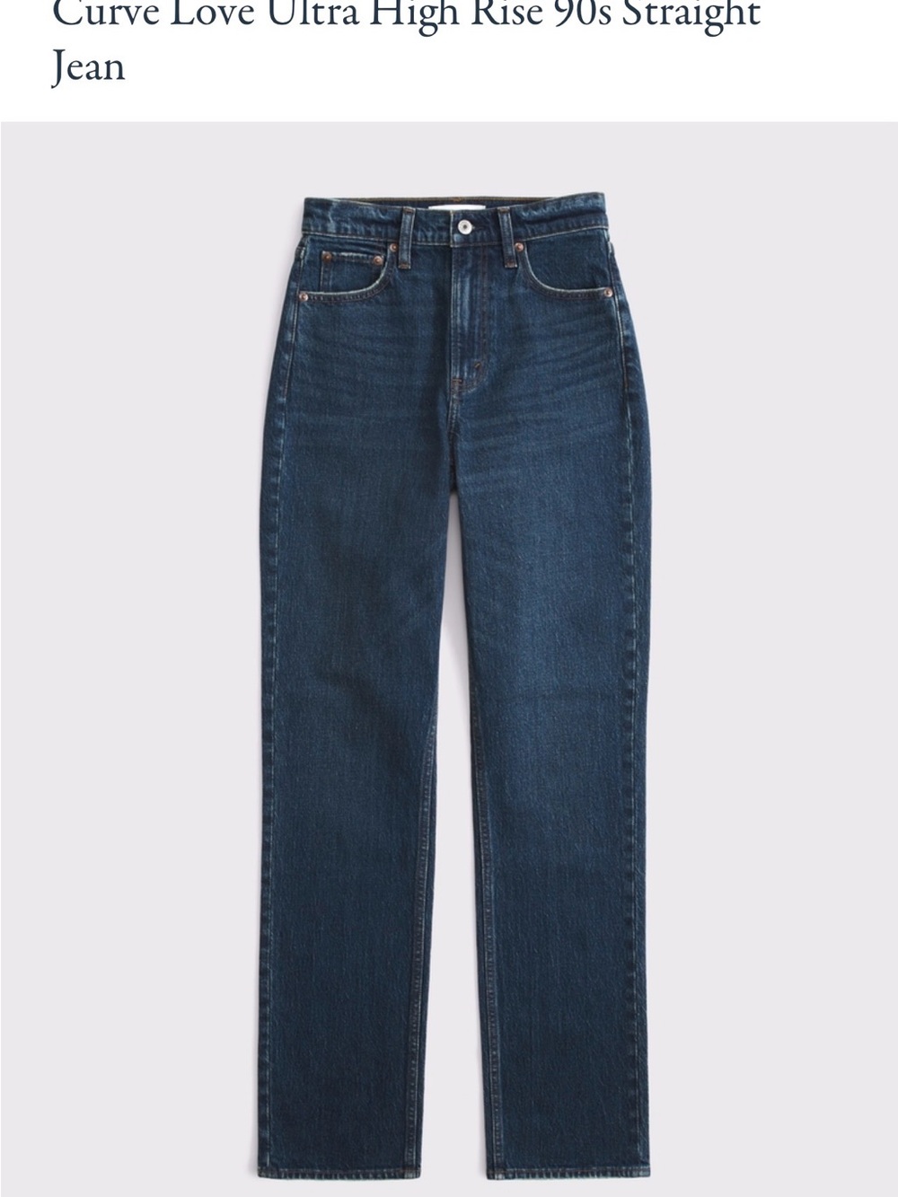 Curve Love Ultra High Rise 90s Straight Jeans